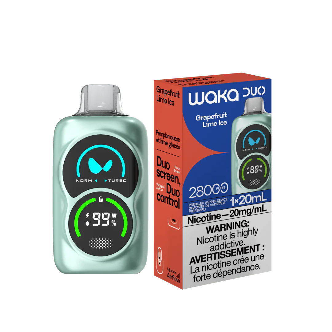 Вейп 25000 дръпки WAKA – електронна цигара, наргиле Супер Манго
