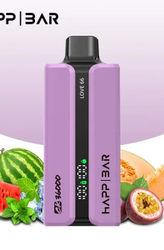 Вейп HAPP 40000 дръпки Grape Ice – ел. цигара с дисплей и охлаждащ ефект