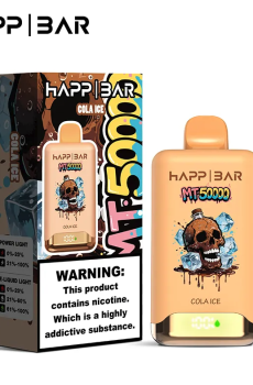 Вейп HAPP MT50000 – Cola Ice, 50 000 дръпки, с дисплей и USB-C