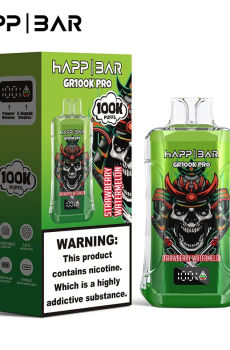 Вейп HAPP MEGA 100 000 дръпки – Strawberry Watermelon, с дисплей