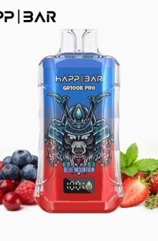 Вейп HAPP MEGA 100 000 дръпки – Blue Mountain, с дисплей