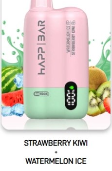 HAPP BAR SH150K 150 000 дръпки – Ягода Киви + Диня Айс с дисплей